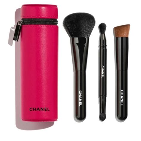 chanel makeup brush holder|Chanel diva brush set 2023.